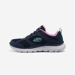 Sneakersy do chodzenia damskie Flex Appeal 5.0 Fresh Touch. Obuwie sportowe damskie Skechers, z syntetyku, bez zapięcia, trekkingowe. Za 319.99 zł.
