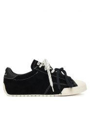 Converse Sneakersy Chuck Taylor Lo A16123C Czarny. Czarne obuwie sportowe damskie Converse, ze skóry, bez zapięcia. Za 419.99 zł.