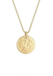 Elli Damska zawieszka płytka młotkowana ze srebra próby 925 Sterling Silver Naszyjniki 1 ct Damski. Szare naszyjniki damskie Elli, srebrne. Za 283.89 zł.