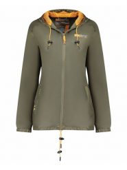 Canadian Peak Kurtka przejściowa "Boateak" w kolorze khaki rozmiar: S. Brązowe kurtki damskie Canadian Peak, s, bez wzorów, bez kaptura. Za 79.21 zł.