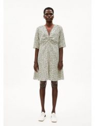 Armedangels Sukienka "Lilaat" w kolorze jasnozielono-czarnym rozmiar: M. Zielone sukienki damskie ARMEDANGELS, bez wzorów, z lyocellu, bez ramiączek. Za 230.53 zł.