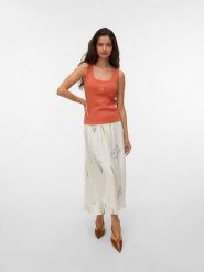 Vero Moda Spódnica w kolorze kremowym rozmiar: S. Brązowe spódnice damskie Vero Moda, s, bez wzorów, maxi. Za 127.35 zł.