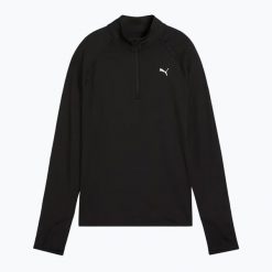 Bluza do biegania damska PUMA Run Velocity Cloudspun 1/4 Zip. Czarne bluzy damskie Puma, m, bez wzorów, bez kaptura. Za 169.99 zł.