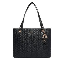 Torebka Guess. Czarne shopper bag Guess, bez dodatków. Za 674.99 zł.