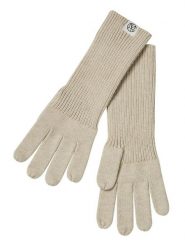 MOSS COPENHAGEN Rękawiczki "Galine Rachelle" w kolorze beżowym rozmiar: onesize. Brązowe rękawiczki damskie Moss Copenhagen, bez wzorów, z materiału. Za 83.45 zł.