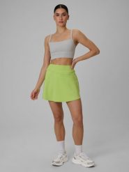 4F Spódnica treningowa szybkoschnąca damska - zielona XL. Zielone spódnice damskie 4F, xl, bez wzorów, mini. Za 119.99 zł.