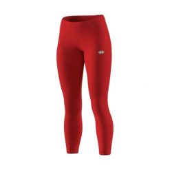 Długie legginsy damskie Errea Essential. Czerwone legginsy damskie ERREA, m, bez wzorów, z materiału, na fitness i siłownię. Za 96.50 zł.