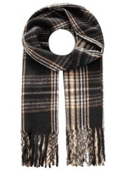 Zwillingsherz Szal w kolorze brązowym rozmiar: onesize. Brązowe szaliki damskie Zwillingsherz, bez wzorów, z materiału. Za 130.50 zł.