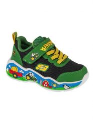 Skechers Sneakersy John Deere: Play Scene - Barn-Squad Buddies 407065N/GNBK Zielony. Zielone buty sportowe chłopięce Skechers, z materiału, bez zapięcia. Za 199.99 zł.
