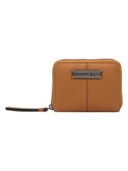 Burkely Skórzany portfel w kolorze karmelowym - 10 x 8 x 2 cm rozmiar: onesize. Brązowe portfele damskie Burkely, bez wzorów, z materiału. Za 132.05 zł.