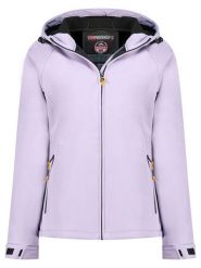 Geographical Norway Kurtka softshellowa "Tamilalor" w kolorze fioletowym rozmiar: S. Różowe kurtki sportowe damskie Geographical Norway, s, bez wzorów, bez kaptura. Za 162.49 zł.