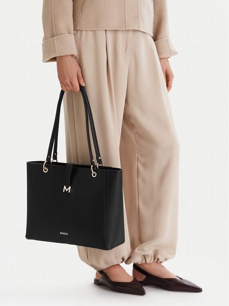 MEXX Torebka CEO-MEXX-B-005-09 Czarny. Czarne shopper bag Mexx, z materiału, bez dodatków. Za 219.99 zł.