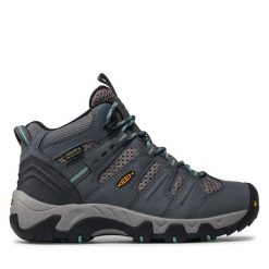 Trekkingi Keen. Szare obuwie trekkingowe damskie Keen, bez zapięcia. Za 349.99 zł.