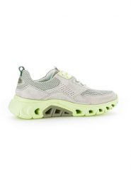 Gabor Skórzane sneakersy w kolorze biało-zielonym rozmiar: 39. Białe obuwie sportowe damskie Gabor, bez zapięcia. Za 350.45 zł.