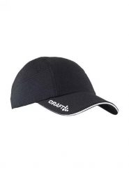 Czapka Craft elite. Czarne czapki damskie Craft, bez wzorów, z materiału. Za 169.50 zł.