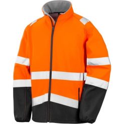 Kurtka Result Softshell polyester. Brązowe kurtki damskie RESULT, xl, bez wzorów, z poliesteru, bez kaptura. Za 202.60 zł.
