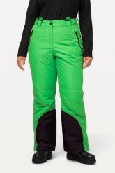Damskie Spodnie narciarskie wodoodporne osłona przeciwśnieżna. Zielone spodnie sportowe damskie Ulla Popken, plus size, bez wzorów, z materiału, narciarskie. Za 639.99 zł.