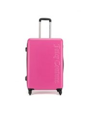 Juicy Couture Walizka średnia AEJXT4125TAB416-M Różowy. Czerwone walizki Juicy Couture, bez wzorów, z tworzywa sztucznego, średnie. Za 359.99 zł.