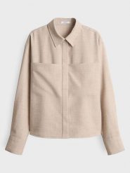 OPUS Koszula "Felange" w kolorze beżowym rozmiar: 36. Brązowe koszule damskie Opus, bez wzorów, bez kołnierzyka, bez ramiączek. Za 152.99 zł.