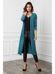 Joséfine Kardigan "Balle" w kolorze niebiesko-zielonym rozmiar: M. Niebieskie kardigany damskie Joséfine, m, bez wzorów, z kaszmiru. Za 202.50 zł.