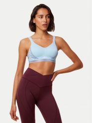 Triumph Biustonosz sportowy Triaction Cardio Flow 10205923 Niebieski. Niebieskie biustonosze sportowe damskie Triumph, bez wzorów, z syntetyku. Za 169.99 zł.