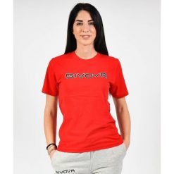 Givova Czerwony T-shirt Bawełniany 3XS - Oddychający i Trwały. Czerwone bluzki damskie Givova, xs, bez wzorów, z bawełny, bez kołnierzyka. Za 52.75 zł.