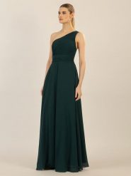 APART Sukienka w kolorze ciemnozielonym rozmiar: 44. Zielone sukienki damskie Apart, bez wzorów, bez ramiączek. Za 217.99 zł.