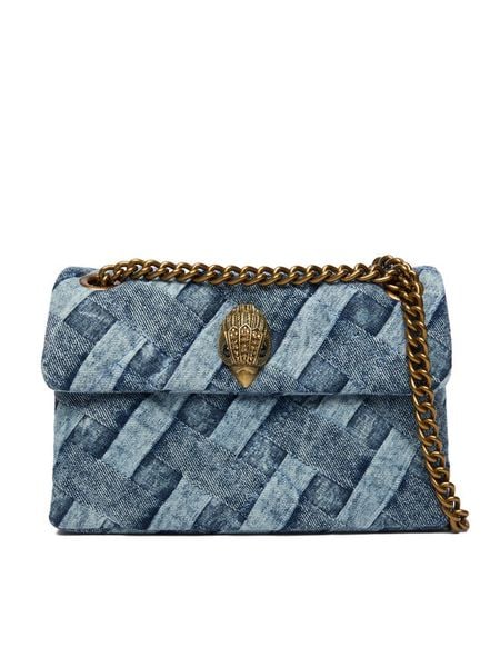 Kurt Geiger Torebka 8885588669 Niebieski. Niebieskie torebki wieczorowe damskie Kurt Geiger, bez wzorów, z materiału, bez dodatków. Za 569.99 zł.