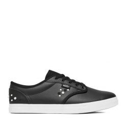 Tenisówki Vans. Czarne trampki damskie Vans, bez wzorów, bez zapięcia. Za 299.99 zł.