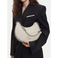 Torebka KARL LAGERFELD. Białe torebki klasyczne damskie KARL LAGERFELD, bez dodatków. Za 719.99 zł.