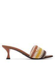 LOVE MOSCHINO Klapki JA28225G0OJQA20A Kolorowy. Klapki damskie Love Moschino, bez wzorów, z materiału, bez obcasa, bez zapięcia. Za 909.99 zł.