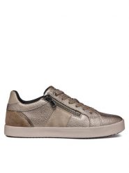 Geox Sneakersy D Blomiee D366HE 02N22 C6029 Beżowy. Brązowe obuwie sportowe damskie Geox, ze skóry, bez zapięcia. Za 309.99 zł.
