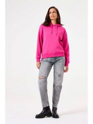 Garcia Bluza w kolorze różowym rozmiar: XL. Różowe bluzy damskie Garcia, xl, bez wzorów, z bawełny, z kapturem. Za 238.84 zł.