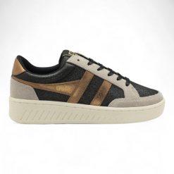 Sneakersy damskie Gola Superslam Blaze II. Brązowe obuwie sportowe damskie Gola, bez zapięcia. W wyprzedaży za 387.00 zł.