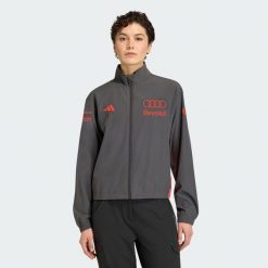 Bluza Dresowa Audi Revolut F1 Team Mechanics. Czarne bluzy damskie Adidas, s, bez wzorów, z dresówki, bez kaptura. Za 479.00 zł.
