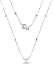 Lodie Silver Srebrny naszyjnik z elementami ozdobnymi rozmiar: onesize. Szare naszyjniki damskie Lodie Silver, srebrne. Za 92.95 zł.