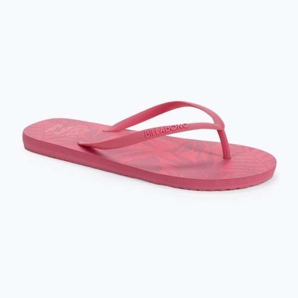 Japonki damskie Billabong Dama. Czerwone klapki damskie Billabong, bez wzorów, z gumy, bez obcasa, bez zapięcia. Za 35.99 zł.