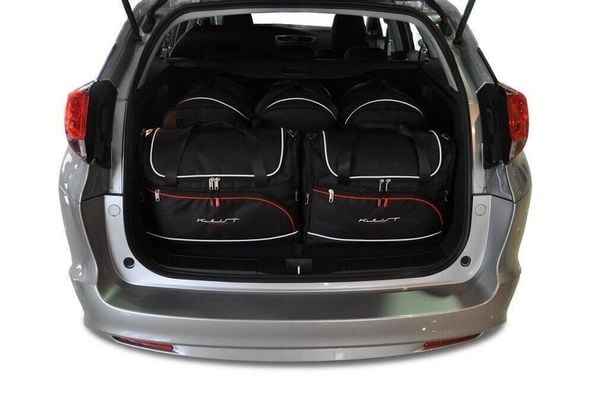 Torby Do Bagażnika Honda Civic Tourer 2013-2017 5Szt Kjust. Czarne torby podróżne KJUST, bez wzorów, z kauczuku. Za 1,508.00 zł.