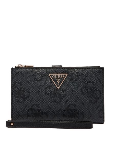 Guess Portfel Laurell II Slg SWSO74 59157 Szary. Szare portfele damskie Guess, z aplikacjami, ze skóry. Za 299.99 zł.