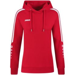 Bluza z kapturem Jako Power. Czerwone bluzy damskie JAKO, na zimę, bez wzorów, z bawełny, z kapturem. Za 288.00 zł.