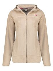 Canadian Peak Kurtka polarowa "Upaloodeak" w kolorze beżowym rozmiar: XXL. Brązowe kurtki damskie Canadian Peak, xxl, bez wzorów, z materiału, bez kaptura. Za 101.23 zł.