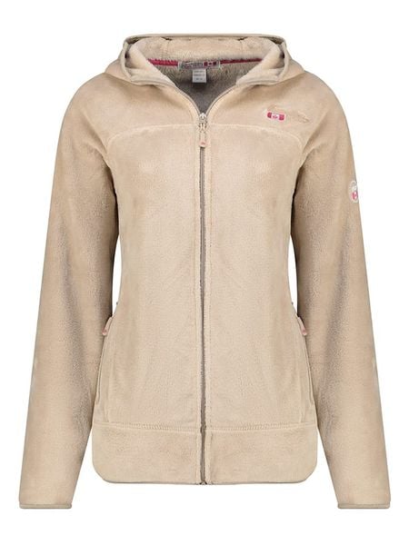 Canadian Peak Kurtka polarowa "Upaloodeak" w kolorze beżowym rozmiar: XXL. Brązowe kurtki damskie Canadian Peak, xxl, bez wzorów, z materiału, bez kaptura. Za 118.56 zł.