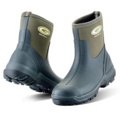 Kalosze Grubs Boots Midline Mid Height. Zielone kalosze damskie GRUBS, bez wzorów, z bawełny. Za 403.00 zł.