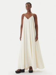 Eleh Sukienka letnia SS260102 Écru Regular Fit. Sukienki damskie Eleh, bez wzorów, z lyocellu, bez ramiączek. Za 820.99 zł.