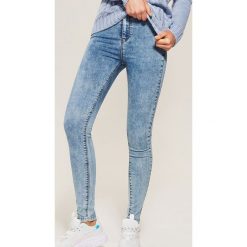 Jeansy high waist skinny - Niebieski. Niebieskie jeansy damskie House. Za 79.99 zł.