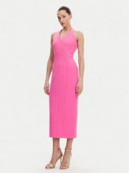 ACCESS FASHION Sukienka elegancka 53-3403 Różowy Regular Fit. Czerwone sukienki damskie ACCESS FASHION, bez wzorów, z syntetyku, eleganckie, bez ramiączek. Za 389.99 zł.