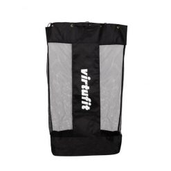 Torba na piłki - Torba na piłki - 16 piłek. Czarne torby sportowe VIRTUFIT, bez wzorów, z materiału. Za 132.00 zł.