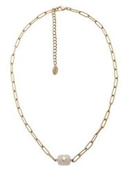 U.S. Polo Assn. Pozłacany naszyjnik - dł. 36,5 cm rozmiar: onesize. Białe naszyjniki damskie U.S. Polo Assn., z kwarcem, pozłacane. Za 79.03 zł.