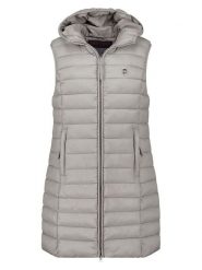 ANAPURNA Kamizelka pikowana "Vakitalana Long" w kolorze szarym rozmiar: S. Szare kamizelki damskie ANAPURNA, s, bez wzorów, bez kaptura. Za 126.99 zł.