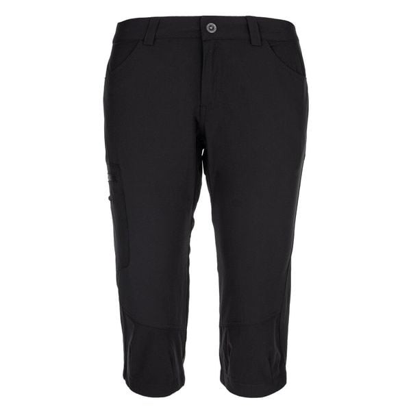 Damskie spodnie outdoorowe 3/4 Kilpi OTARA-W. Czarne spodnie sportowe damskie Kilpi, xs, bez wzorów. Za 238.99 zł.